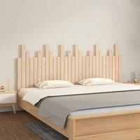 Berkfield Home Wall Headboard 185x3x80 cm Solid Wood Pine in Light Tan | Size: 185 x 3 x 80 cm