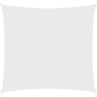 Berkfield Home Sunshade Sail Oxford Fabric Square 4x4 m White