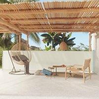 Berkfield Home Patio Retractable Side Awning 117x600 cm Cream