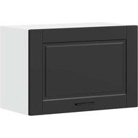 Berkfield Home Kitchen Wall Cabinet Porto Black Engineered Wood