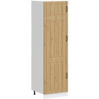 Berkfield Home Kitchen Cupboard Lucca Artisan Oak Engineered Wood in Brown