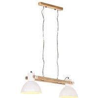 Berkfield Home Industrial Hanging Lamp 25 W White 109 cm E27
