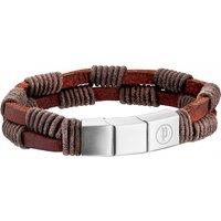 Police Men's S14AJL02B Bracelet in Brown