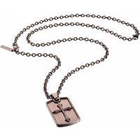 Police Men's S14AJH02P Necklace in Brown