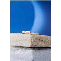 Outrage London Men's 18K Gold Personalised Adjustable Band Ring
