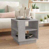 Berkfield Home Coffee Table Concrete Grey 40x40x43 cm Engineered Wood | Size: 40 x 40 x 43 cm