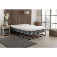 The Foam People Cool Max Memory Foam Mattress Topper 1 Inch Deep Pressure Relief in White | Size: Single