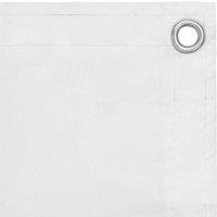 Berkfield Home Balcony Screen White 90x400 cm Oxford Fabric