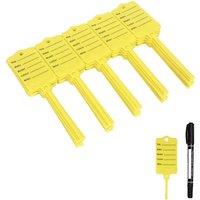 EONLION Car Key Tags x 230 Multi Purpose Self in Yellow