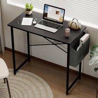 Levede Office Computer Gaming Desk Steel Frame for Sturdy PC Laptop in Black