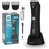 Geepas Full Body Trimmer Waterproof Wet & Dry Shaver 90min Runtime in Black