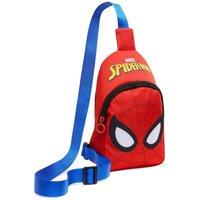 Marvel Men's Spiderman Crossbody Backpack in Red