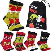 The Grinch Men's Socks Pack of 5