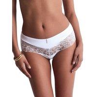 Aubade Women's Satin Memories Cheeky Short in Blue | Size: 8