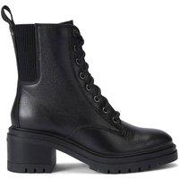 Carvela Women's 'Champion Lace Up' Leather Boots in Black | Size: 4