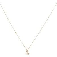 Latelita Women's Zodiac Star Sign Pendant Necklace Rose Gold Capricorn