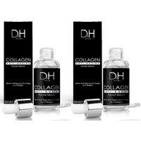 Dr H Women's Anti-Ageing Collagen Facial Serum 30ml x 2 Duo Pack in White