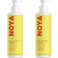 NOYA Women's Milky Moisturise Cleanser 200ml x 2 Duo Pack in White