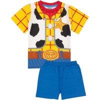 Disney Boy's Short Sleeve Short Leg Pyjama Set | Boys Blue | Official | Size: 4-5 Years