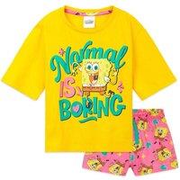 Spongebob Girl's Short Sleeve Pyjama Set | Size: 4-5 Years
