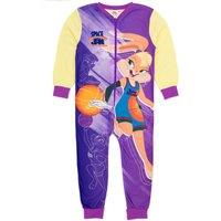 Space Jam Girl's Onesie | Purple | Official Merch | Size: 5-6 Years