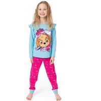 Paw Patrol Girl's Long Sleeve Long Leg Pyjama Set | Blue | Official Merch | Size: 2-3 Years