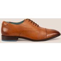 Oswin Hyde Men's Jarvis Leather Oxford Lace Up in Tan | Size: 13