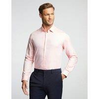 Ted Baker Men's Slim Fit Soft Pink Dot Shirt