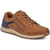 Pavers Men's Casual Lace-Up Trainers in Tan | Size: 12