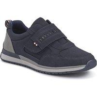 Pavers Men's Wide Fit Touch Fasten Trainers in Navy | Size: 9