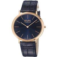 Gevril 350.14.62 Men's Five Point 18K Collection Watch in Navy
