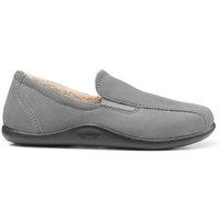 Hotter Men's 'Relax' Slippers in Mid Grey | Size: 9