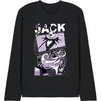 Disney The Nightmare Before Christmas Pumpkin King Fear Fest Long T, Black | Size: Small
