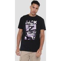 Disney The Nightmare Before Christmas Pumpkin King Fear Fest TShirt, Black | Size: Large