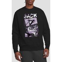 Disney The Nightmare Before Christmas Pumpkin King Fear Fest Sweat, Black | Size: Medium