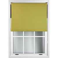 Furnished Green Blackout Roller Blinds - Trimmable Window Shade for Home & Office | Size: 60 cm width x 165 cm drop