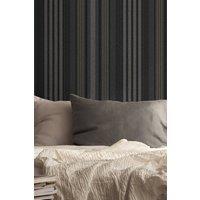 Superfresco Easy Loom Stripe Charcoal Wallpaper | Size: 10000mm x 520mm