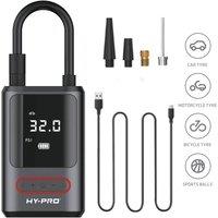 Hy-Pro Compact Electric Cordless Air Pump in Black