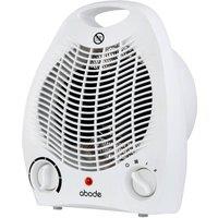 Abode Electric Heater 2000W Cooling Fan Mode with 2 Heat Settings AFH1002 in White