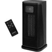 Abode Electric Heater 2000W Ceramic Tower Heater Digital ACTH2005 in Black