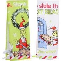 The Grinch Kitchen Towel 2 Pack in Green