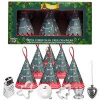 kreativekraft Crackers Tree Shape Christmas Gift | Size: 6 Pack