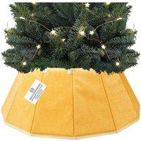 Deco Express Christmas Tree Skirt Gold Xmas Dcor Decoration