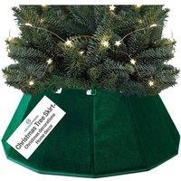 Deco Express Christmas Tree Skirt Green Xmas Dcor Decoration
