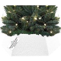 Deco Express Christmas Tree Skirt White Xmas Dcor Decoration