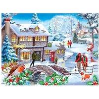 The House Of Puzzles Winter Walk BIG 500 Piece Jigsaw Puzzle