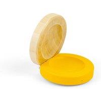 Bigjigs Toys Children's Wooden Castanets - One Pair - Yellow