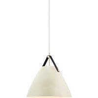 Nordlux Modern Indoor Pendant Light Sand Metal E27 Brown & Black Strap - Mains Powered, IP20 in Light Beige