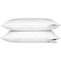 Homescapes Goose Feather & Down Pillow Pair in White