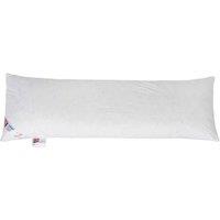 Homescapes Duck Feather & Down Body Pillow Extra Large in White